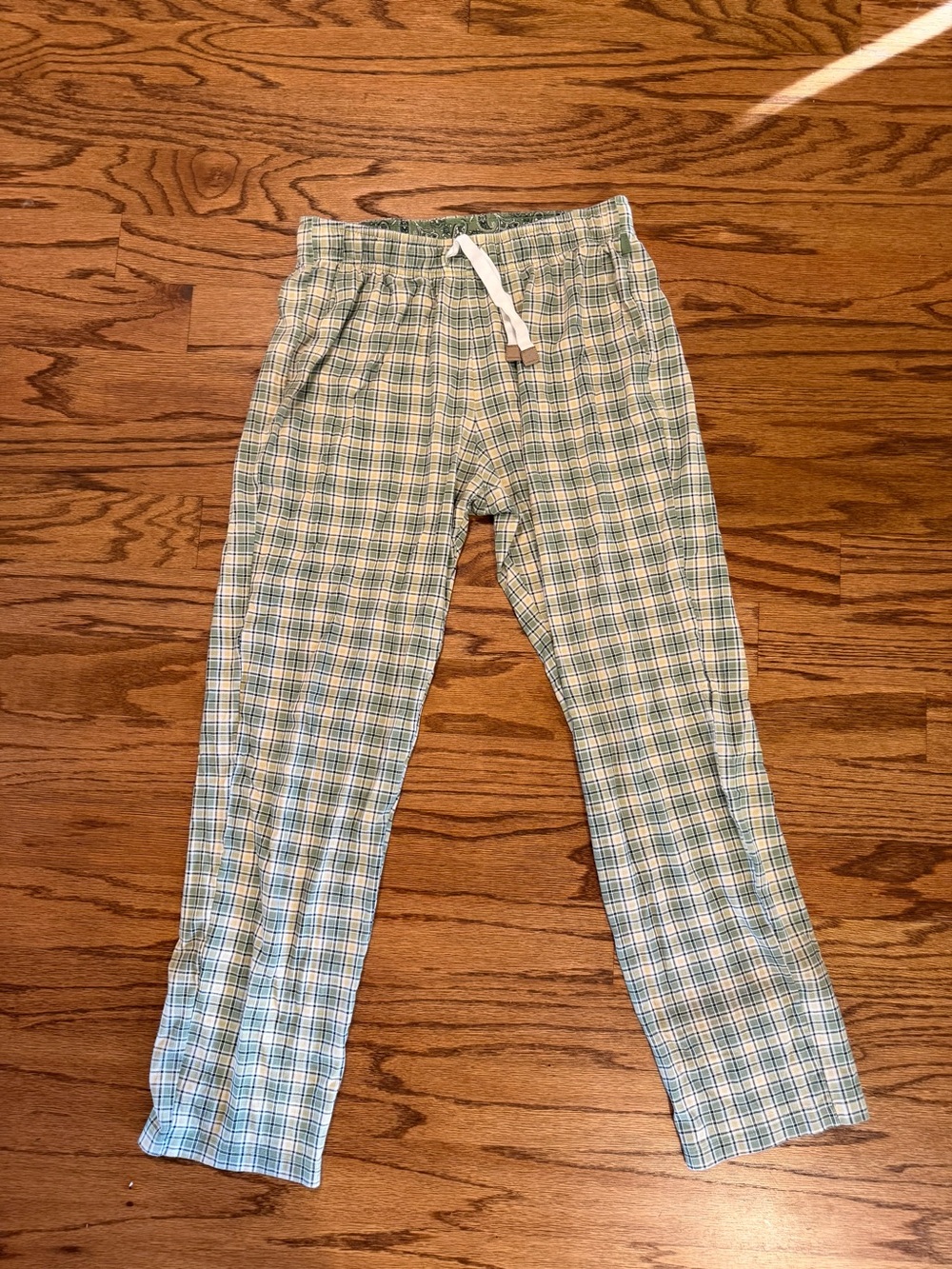 Calida Green Paisley Cotton Men’s Pajama  Pants